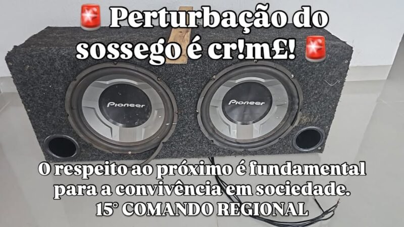 Som alto termina em apreensão e ação rápida da PM em Peixoto de Azevedo