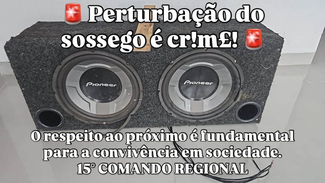 Som alto termina em apreensão e ação rápida da PM em Peixoto de Azevedo