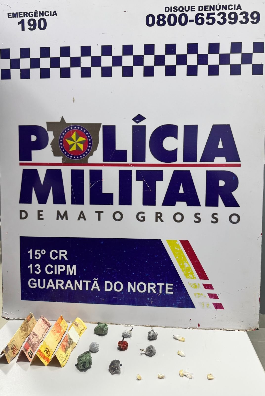 Fuga em alta velocidade termina com prisão por tráfico de drogas em Guarantã do Norte