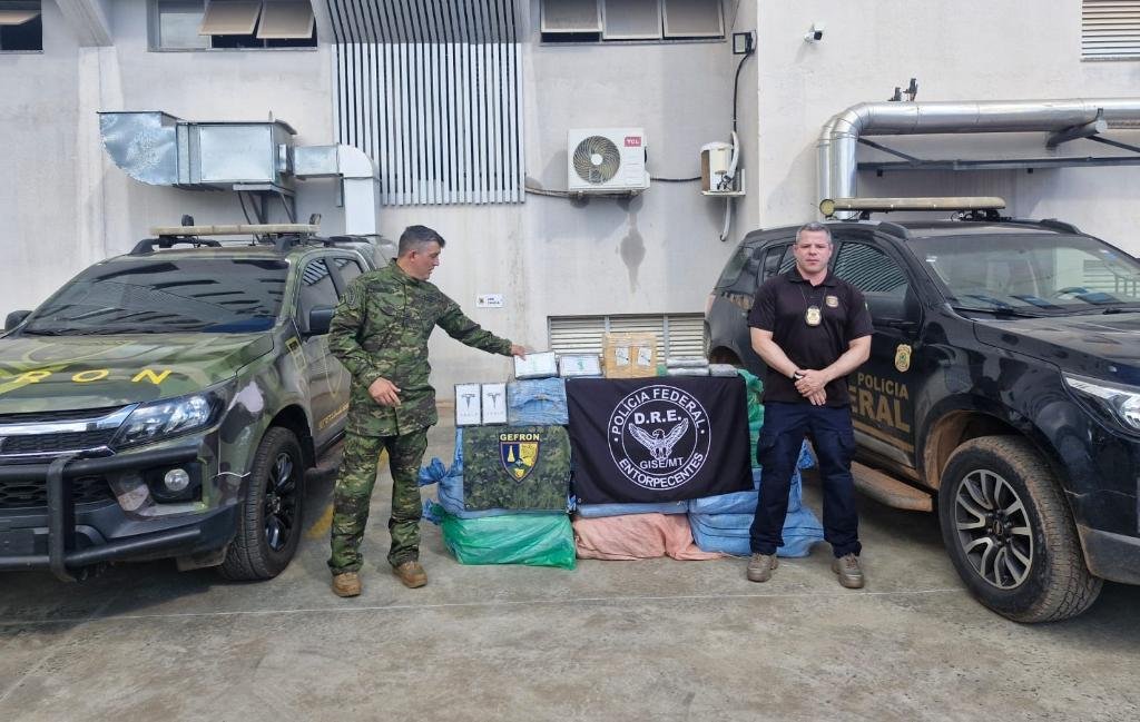 Operação integrada apreende 450 kg de droga e avião usado no tráfico