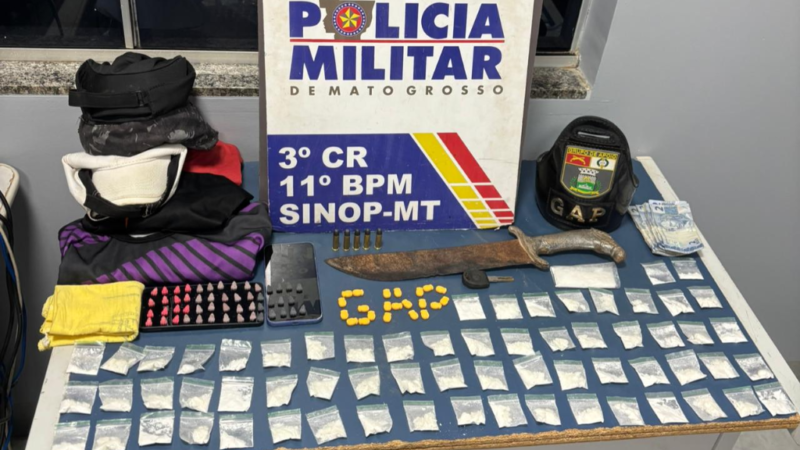 Vítima é resgatada após tortura e polícia apreende grande quantidade de drogas em Sinop