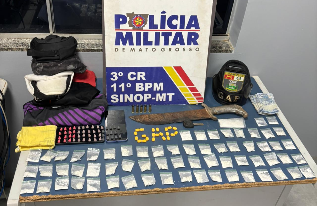 Vítima é resgatada após tortura e polícia apreende grande quantidade de drogas em Sinop