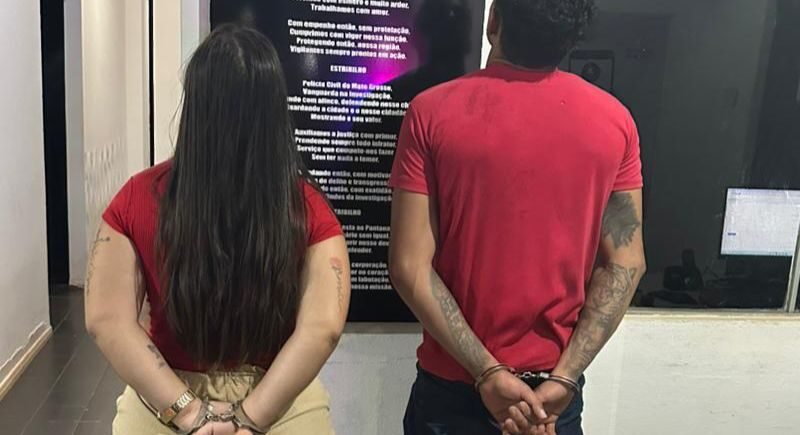 Santa Helena: Casal suspeito de tráfico e ligação com facção criminosa é preso com drogas e motocicleta