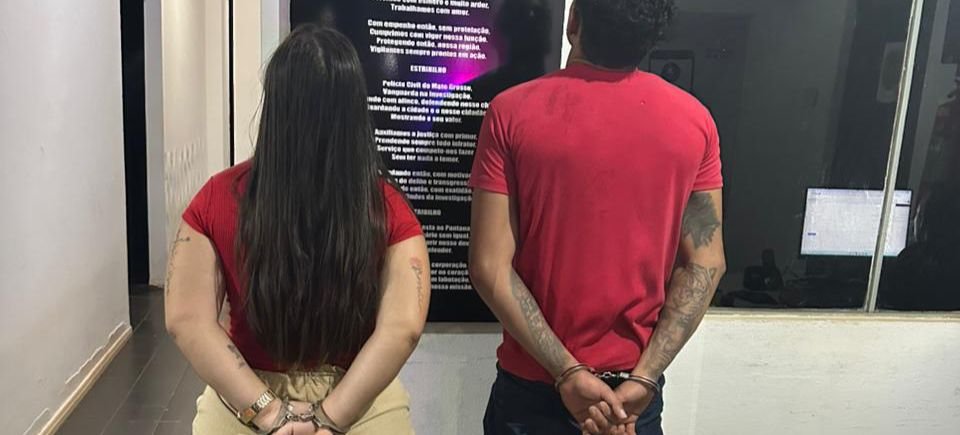 Santa Helena: Casal suspeito de tráfico e ligação com facção criminosa é preso com drogas e motocicleta