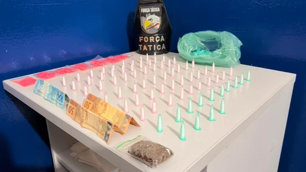 Adolescente ligado a facção é apreendido com mais de 130 porções de drogas em Mato Grosso