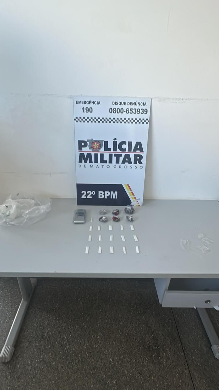 Menor é apreendido por tráfico após denúncia dentro de escola em Peixoto de Azevedo