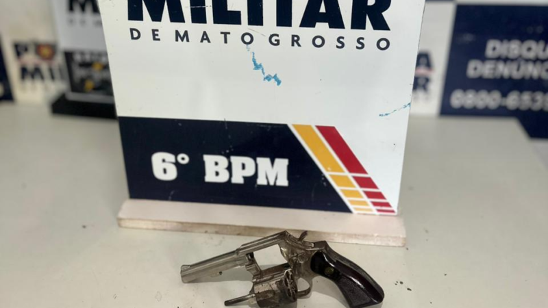 Casal suspeito de ligação com facção é preso após perseguição com arma de fogo em MT