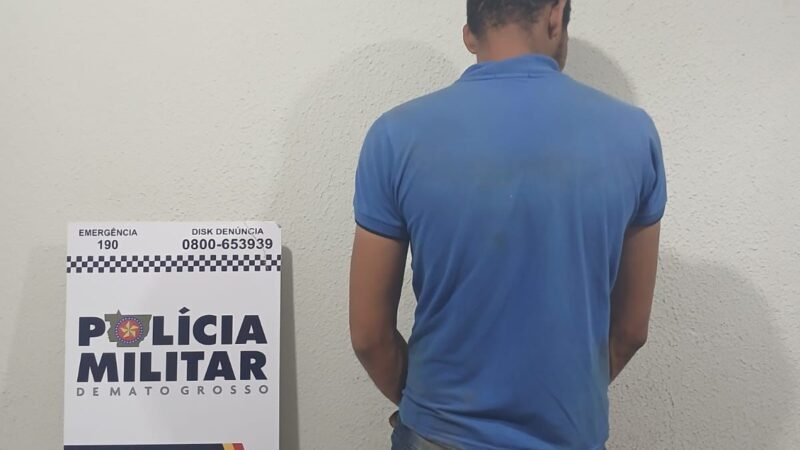 Foragido por homicídio qualificado é preso pela Polícia Militar em distrito de Marcelândia