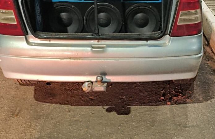 Som abusivo é interrompido em Matupá e PM reforça combate à perturbação do sossego