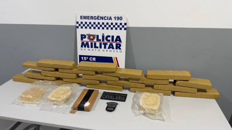 Grande apreensão: Polícia intercepta carga de drogas e prende dupla em ação rápida em Maatupá
