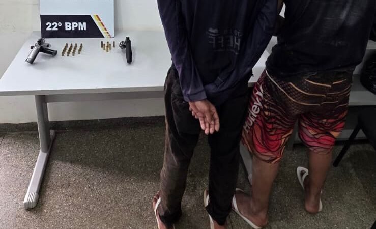 Plano de execuções é frustrado e dupla armada acaba presa após ação policial em União do Norte