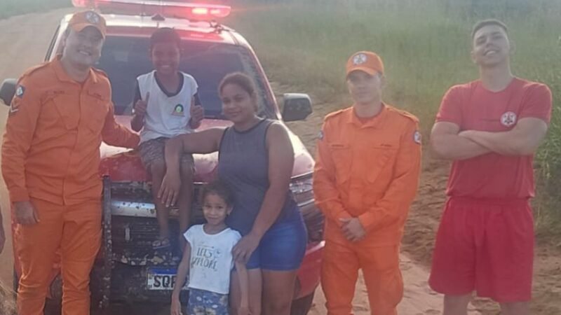 Criança desaparecida é encontrada após pedir ajuda em propriedade rural em Guarantã do Norte
