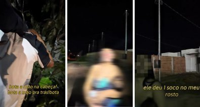 Mulher pede para marido não ser preso após ser espancada em MT