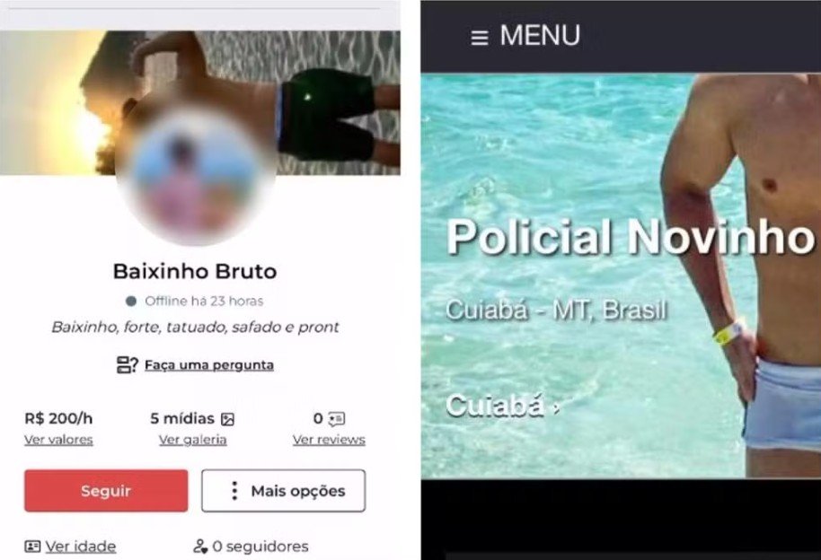 ‘Policial novinho’: corregedoria investiga perfis em sites de conteúdo adulto atribuído a servidor de MT