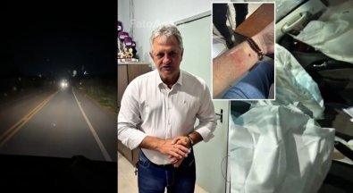 Caminhonete com deputado sofre acidente em MT; airbarg evita tragédia