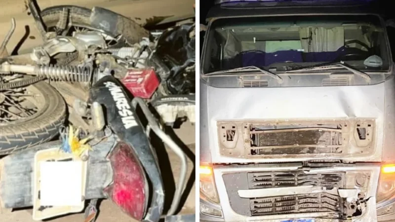 Tragédia na BR-163: motociclista morre após perder controle ao tentar ajustar carga em movimento