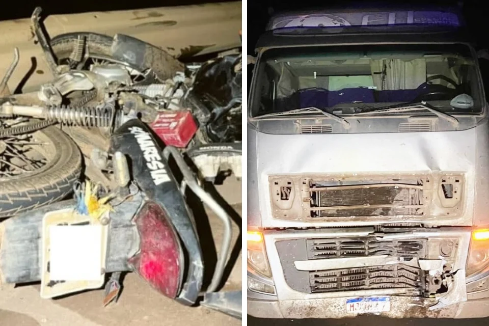 Tragédia na BR-163: motociclista morre após perder controle ao tentar ajustar carga em movimento