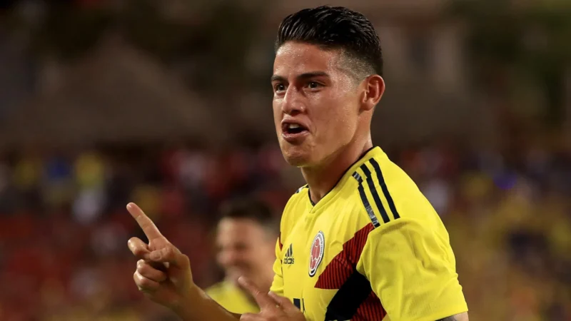 James Rodríguez é hospitalizado nos EUA após jogo da Colômbia