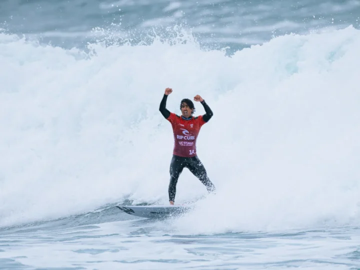 Miguel Pupo vence australiano de virada e vai às quartas em Bells Beach
