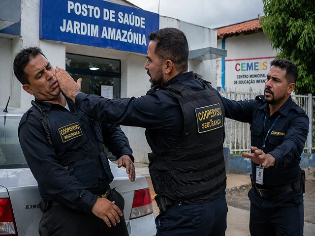 Vigilante é acusado de agredir colega após ser flagrado dormindo no trabalho em Mato Grosso