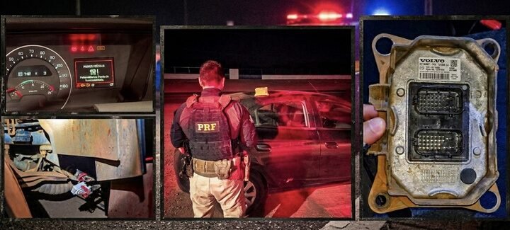 Em ação noturna, homem é preso após furtar peça essencial de caminhão em rodovia federal