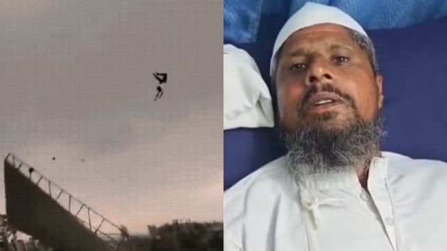 Homem é “catapultado” por ventania e sobrevive a queda de altura surreal (Vídeo)