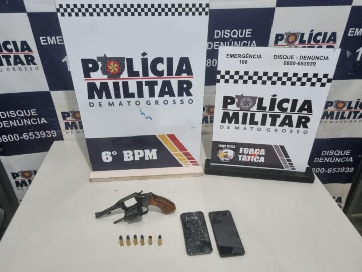 Adolescentes são flagrados armados e atitude suspeita termina em apreensão na noite de operação policial