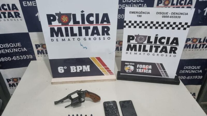 Adolescentes são flagrados armados e atitude suspeita termina em apreensão na noite de operação policial