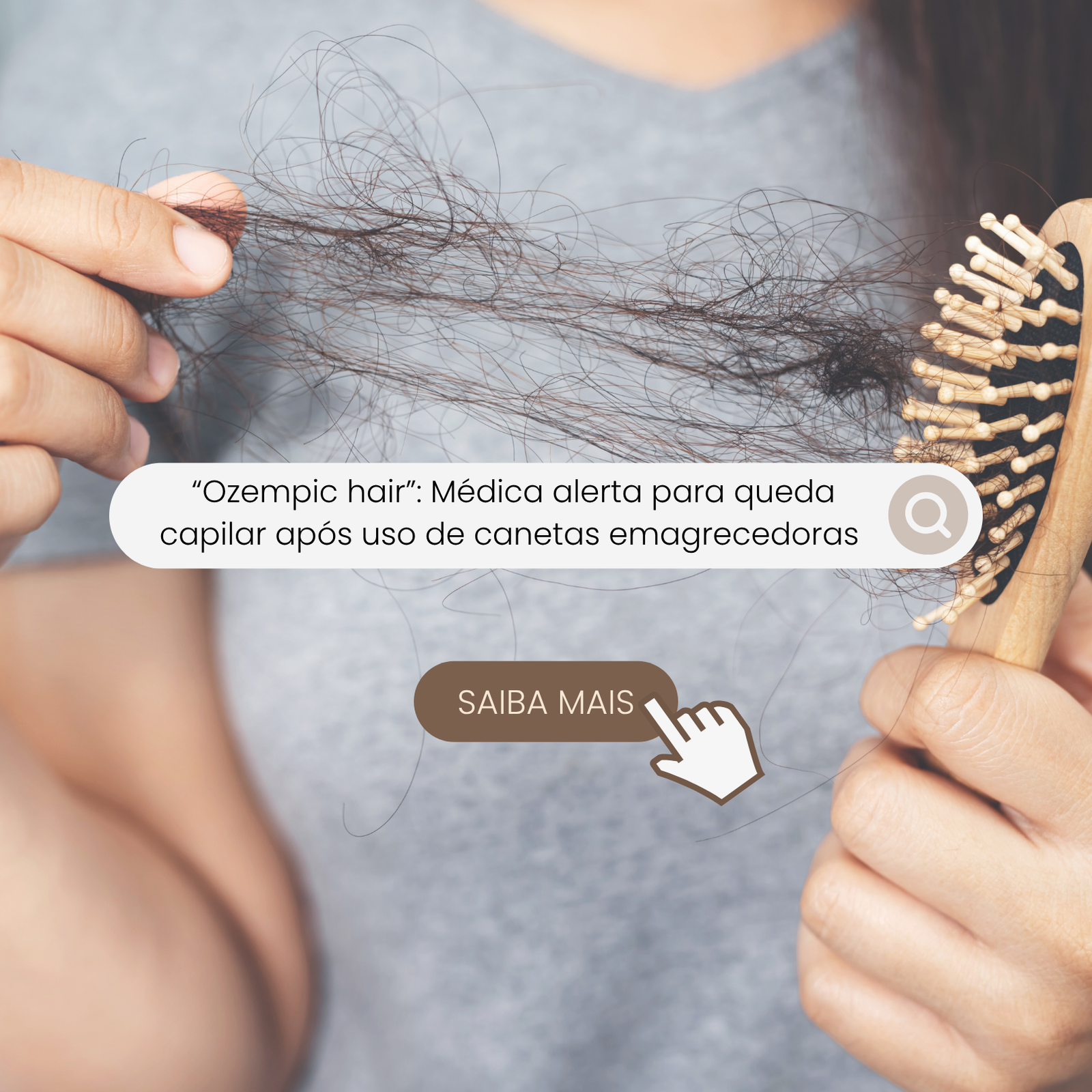 “Ozempic hair”: médica alerta para aumento de queda capilar após uso de canetas emagrecedoras