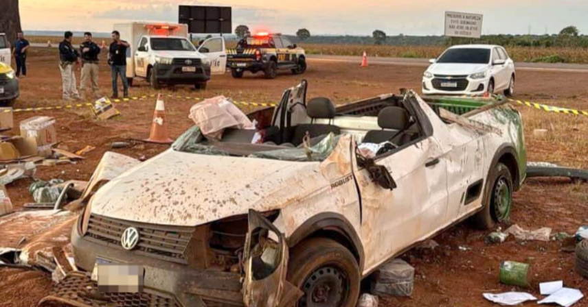 Grave acidente na BR-163 termina com motorista morto entre Itaúba e Sinop
