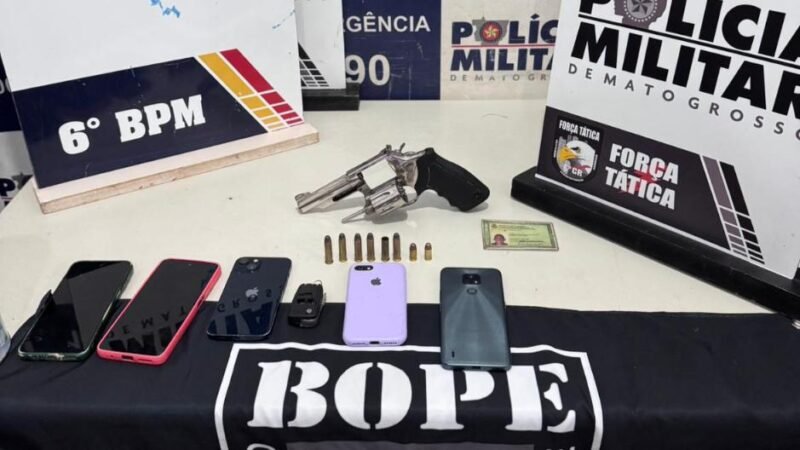 Execução, perseguição e cerco policial: operação termina com suspeitos detidos e arma apreendida