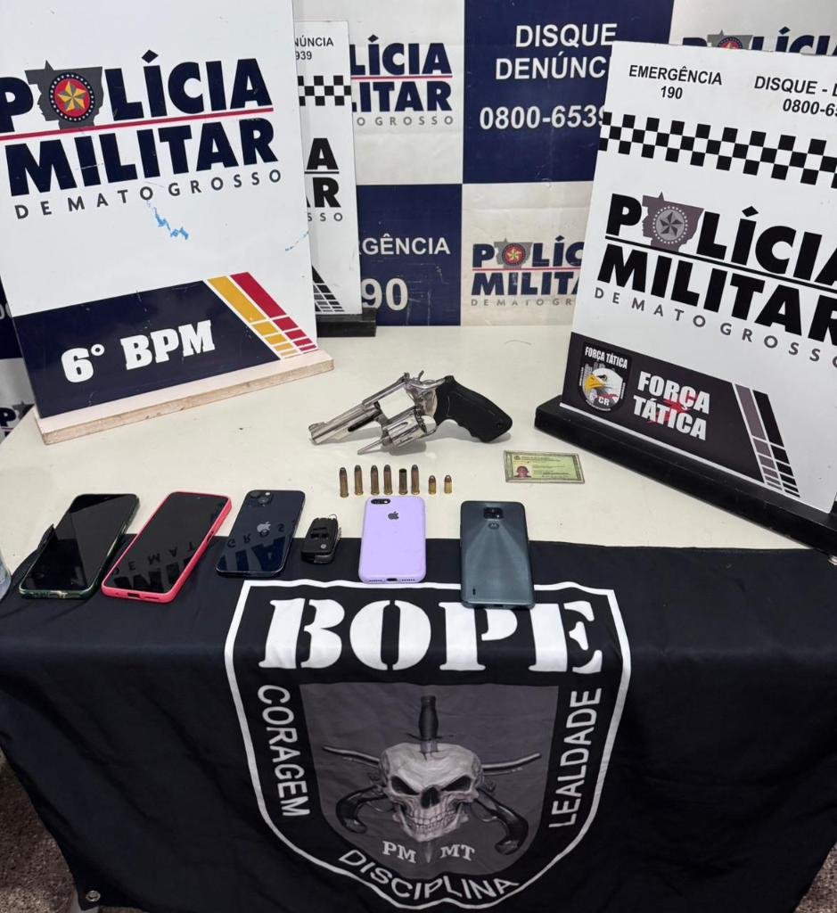 Execução, perseguição e cerco policial: operação termina com suspeitos detidos e arma apreendida
