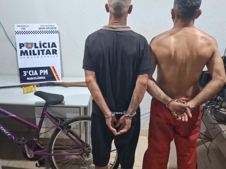 PM desvenda série de furtos, recupera objetos roubados e apreende espingarda em Marcelândia