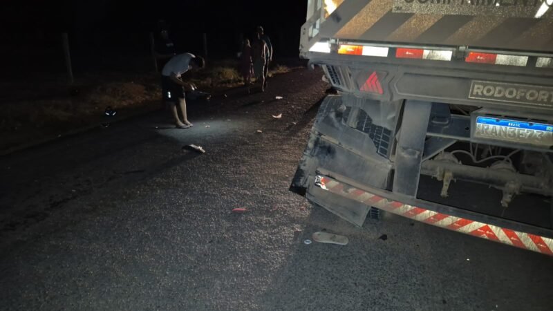 Motociclista de 28 anos morre após bater na traseira de carreta estacionada em Carlinda