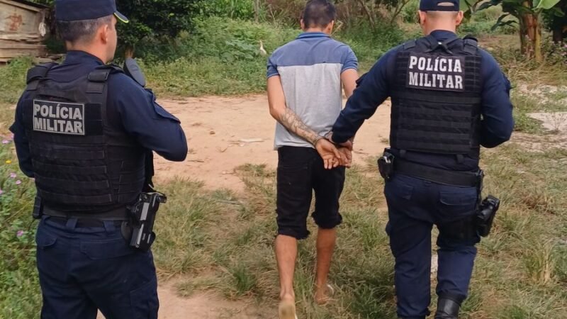 CERCO FECHADO: Foragido de “alta periculosidade” tenta escapar da PM, mas acaba preso em Guarantã do Norte