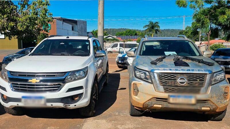 Operação na fronteira termina com presos, armas apreendidas e veículos roubados recuperados