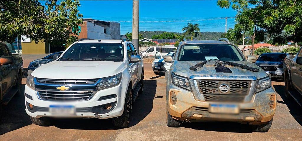 Operação na fronteira termina com presos, armas apreendidas e veículos roubados recuperados