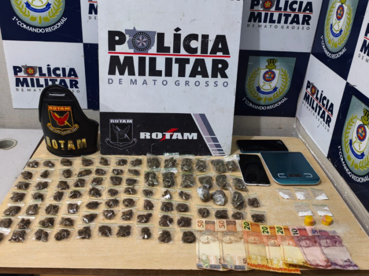 Rotam apreende trio de adolescentes com drogas escondidas perto de córrego