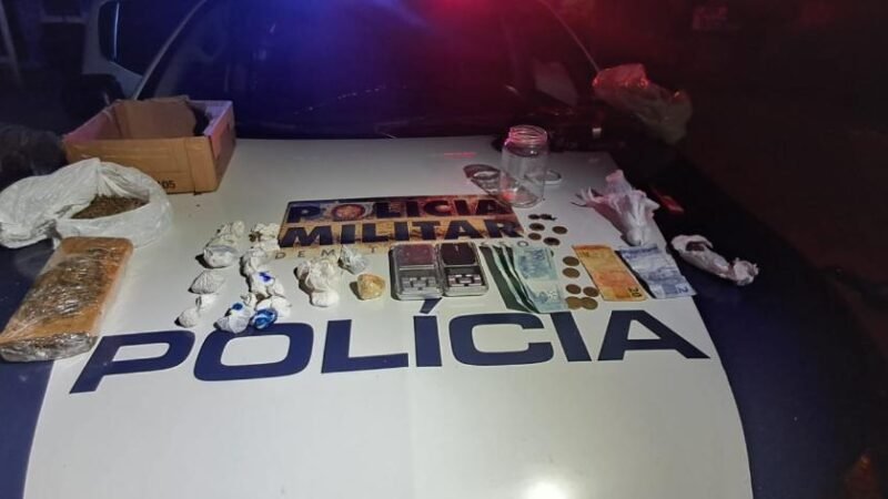 PM desarticula grupo ligado ao tráfico e prende cinco suspeitos durante operação