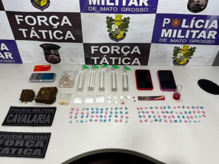 Operação policial apreende mais de 170 porções de drogas e prende suspeita em flagrante