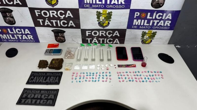 Operação policial apreende mais de 170 porções de drogas e prende suspeita em flagrante
