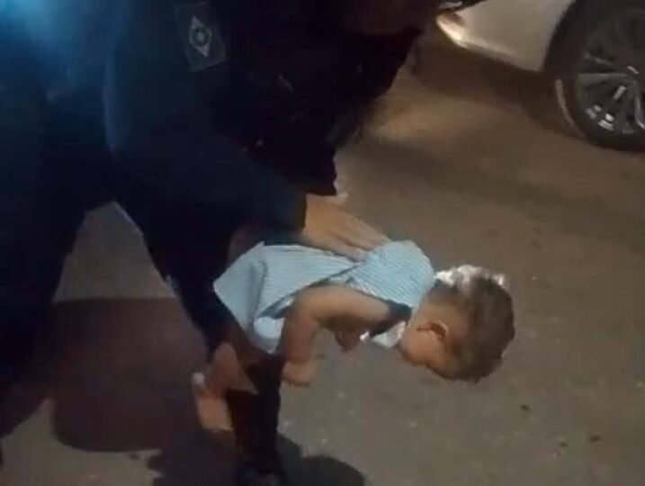 Polícia Militar salva bebê vítima de engasgo