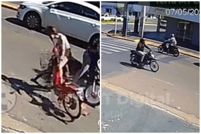 Vídeo flagra “arremesso” de mulher atropelada em bicicleta no Norte de MT