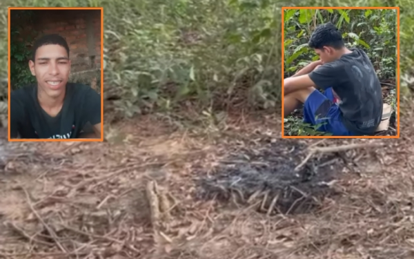 Estrangulado até a morte com cadarço do tênis, jovem foi levado a matagal para receber ‘salve’