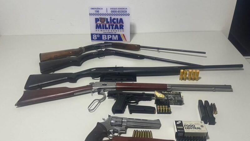 PM evita possível feminicídio em Alta Floresta e prende homem armado após ameaças contra ex-companheira