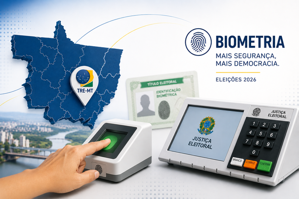 Mato Grosso supera média nacional e alcança quase 94% do eleitorado com biometria para as Eleições 2026