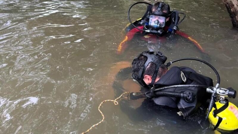 Corpo é encontrado em lago e caso misterioso mobiliza polícia e perícia