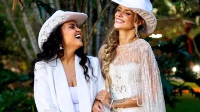 Ex-BBB Marcela Mc Gowan e Luiza Martins comemoram pré-wedding: ‘Noivinhas’