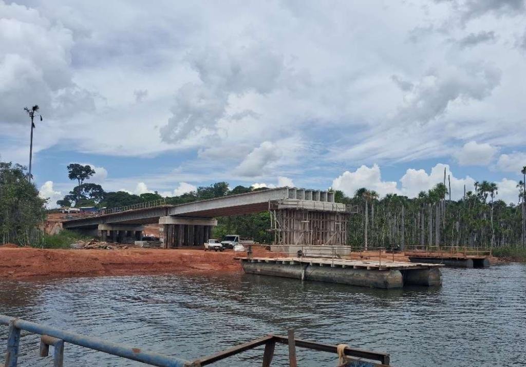 Ponte gigante vai substituir balsa e transformar ligação entre cidades do Nortão de MT