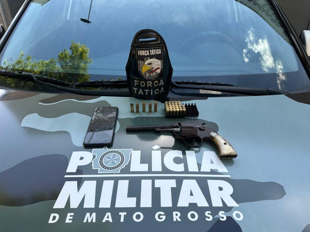 Denúncias levam à prisão de suspeitos e apreensão de duas armas em ações da Força Tática